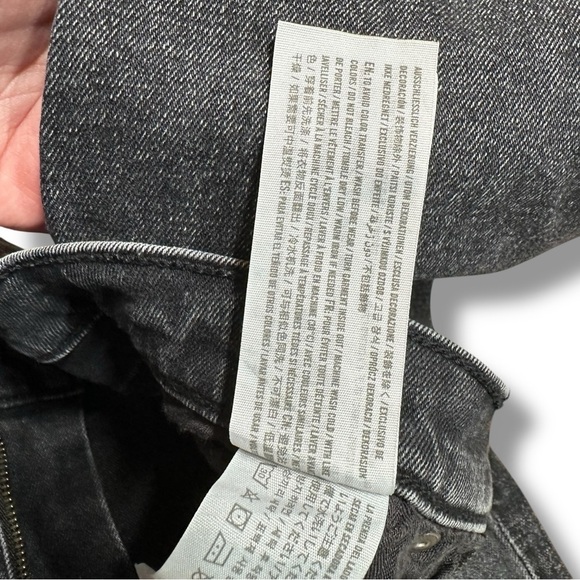 Abercrombie and Fitch The Ankle Straight Ultra High Rise Two Tone 30/10R - Picture 14 of 16